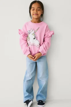 Ellos Collection Sweatshirt med flæser