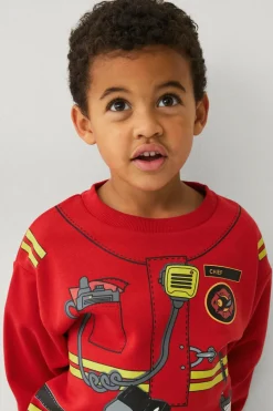 Ellos Collection Sweatshirt med dekorativt tryk