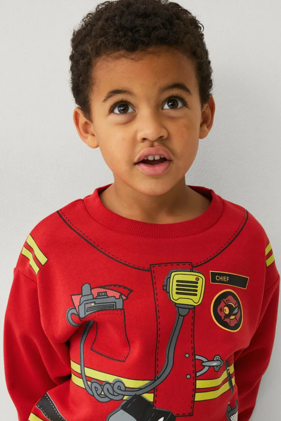 Ellos Collection Sweatshirt med dekorativt tryk