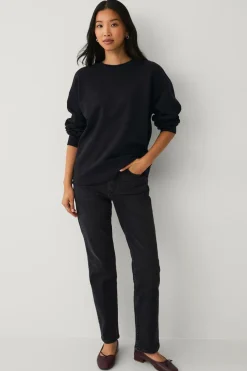 Ellos Collection Sweatshirt med børstet inderside