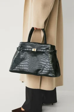 Ellos Collection Taske med gulddetaljer