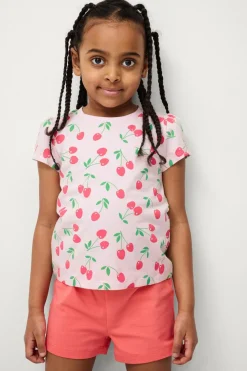 Ellos Collection Top + Shorts Malva