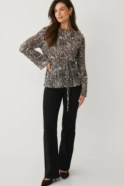 Ellos Collection Top med bindedetalje