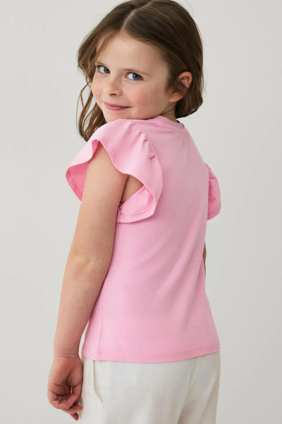 Ellos Collection Top med sommerfugleærmer