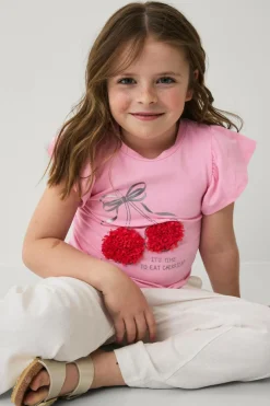 Ellos Collection Top med sommerfugleærmer