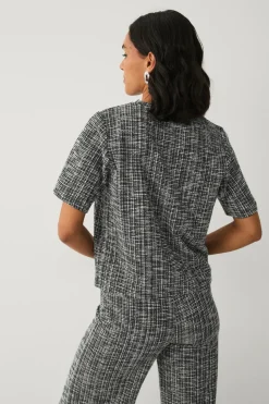 Ellos Collection Top med bouclé-struktur