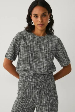 Ellos Collection Top med bouclé-struktur