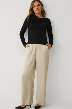 Ellos Collection Top med dekorative blomster