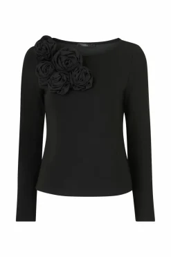 Ellos Collection Top med dekorative blomster