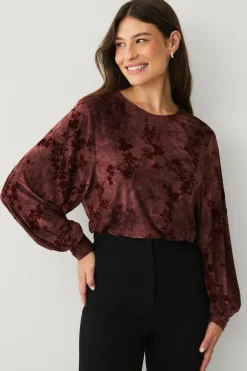 Ellos Collection Top med ballonærmer