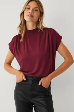 Ellos Collection Top med rynkede detaljer