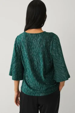 Ellos Collection Top med sommerfugleærme