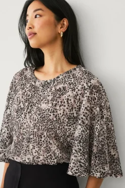 Ellos Collection Top med udslåede ærmer