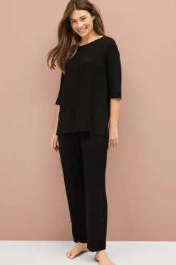 Ellos Collection Top med 3/4 lange ærmer