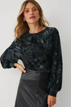 Ellos Collection Top med ballonærmer