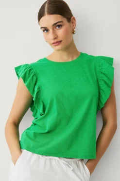 Ellos Collection Top med flagrende ærme