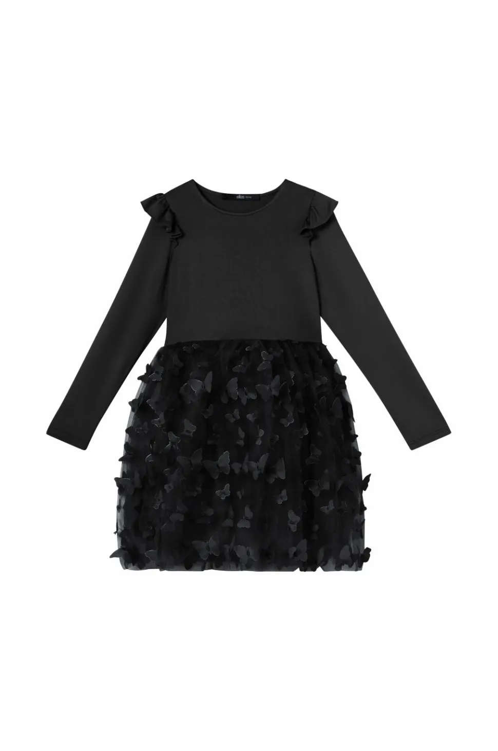 Ellos Collection Trikotkjole med tylskørt