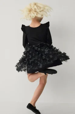 Ellos Collection Trikotkjole med tylskørt