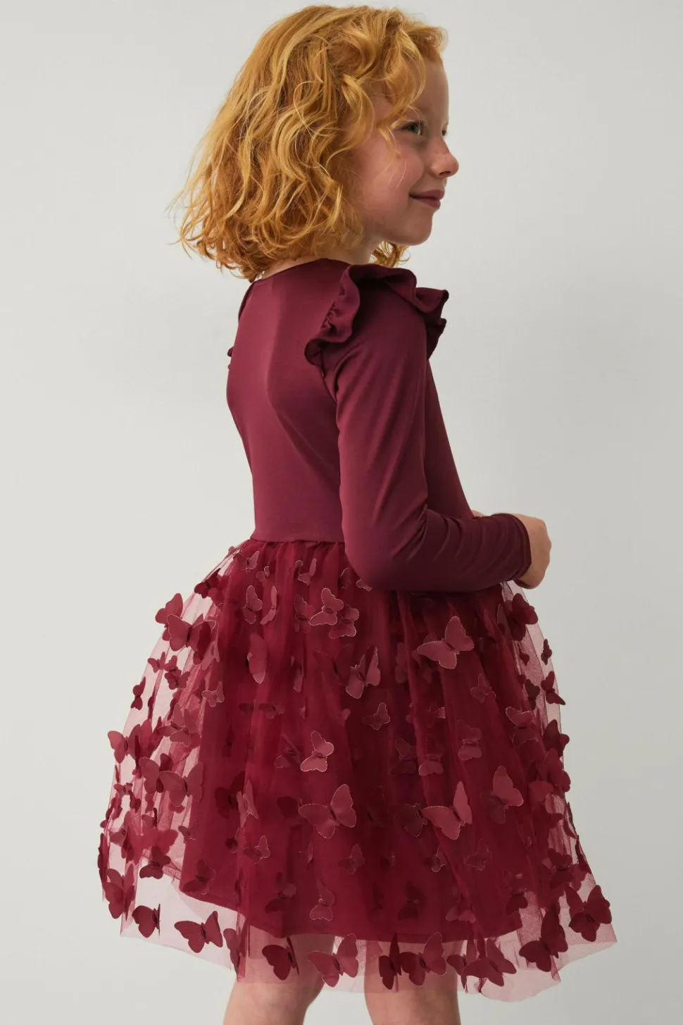 Ellos Collection Trikotkjole med tylskørt