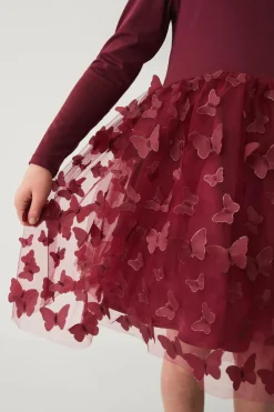 Ellos Collection Trikotkjole med tylskørt