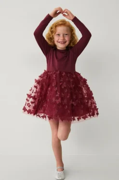 Ellos Collection Trikotkjole med tylskørt