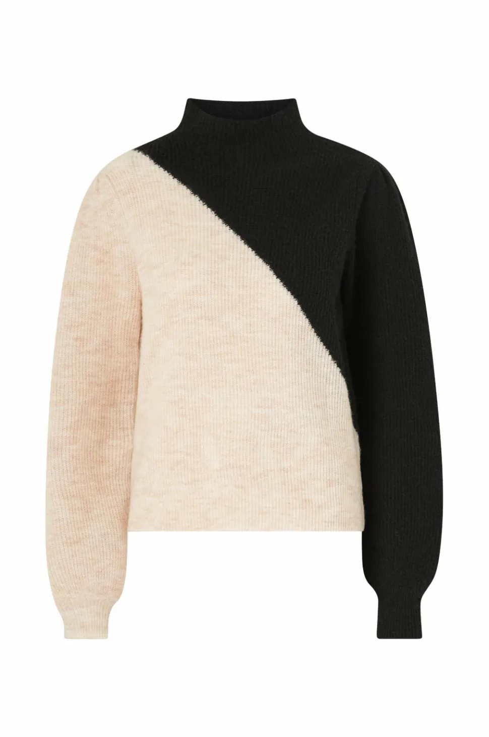 Ellos Collection Trøje med lange pufærmer