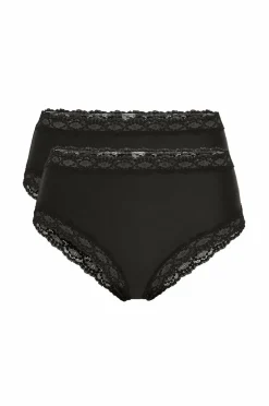 Ellos Collection Trusser med blonder i taljen