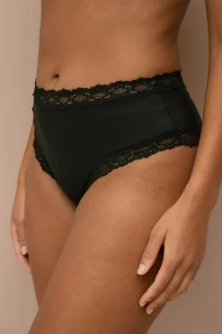 Ellos Collection Trusser med blonder i taljen