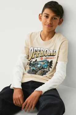 Ellos Collection T-shirt med falske ærmer