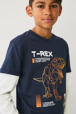 Ellos Collection T-shirt med falske ærmer