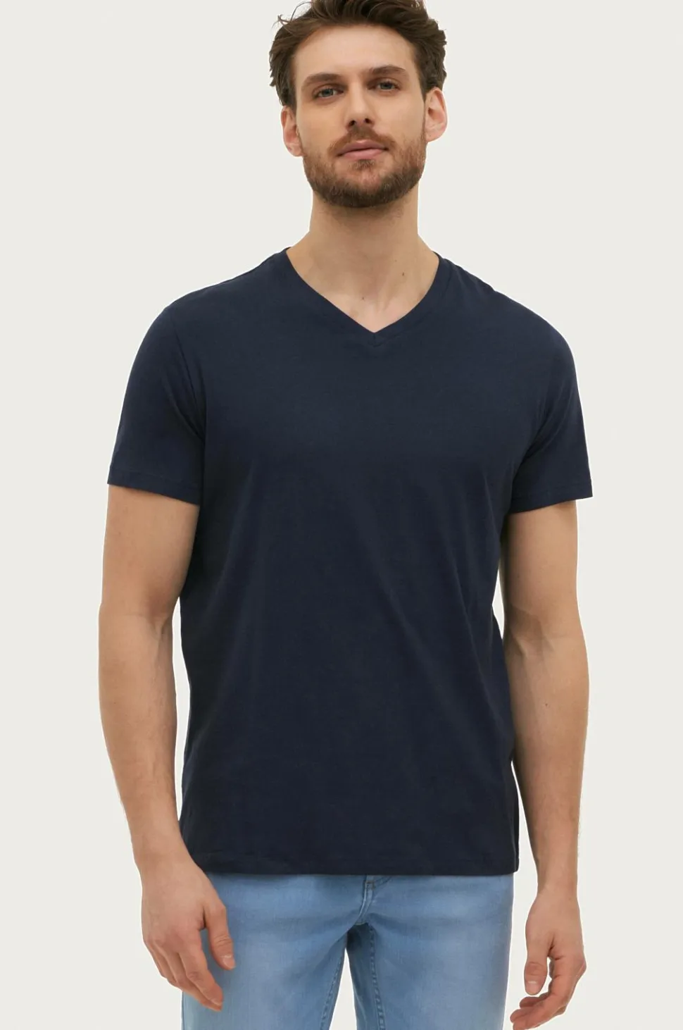 Ellos Collection T-shirt Karl V-neck