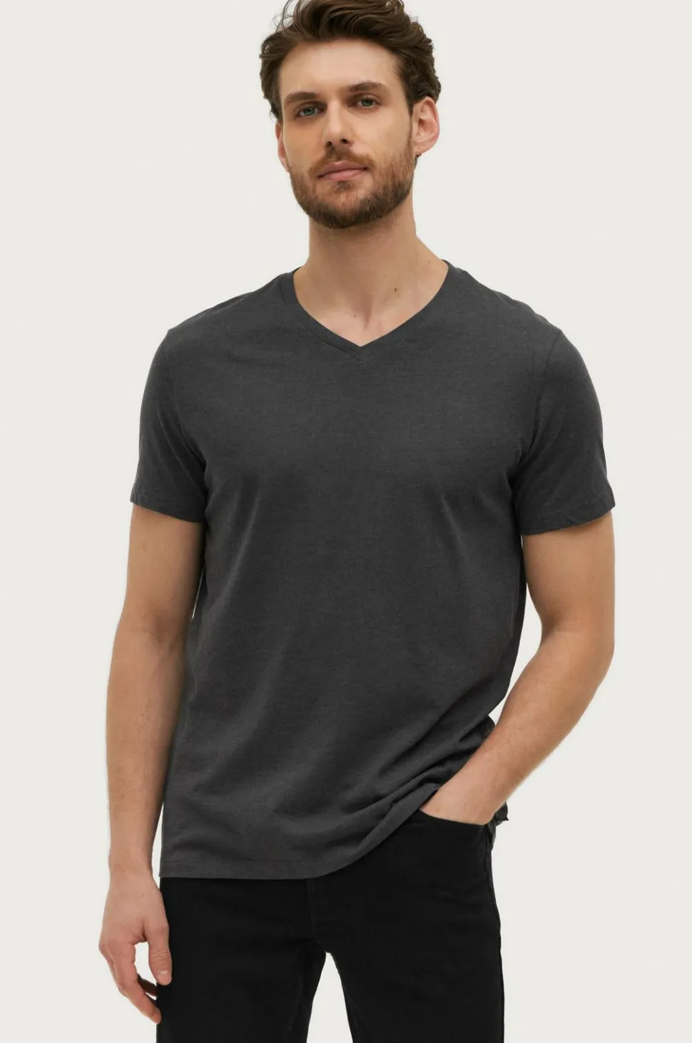 Ellos Collection T-shirt Karl V-neck