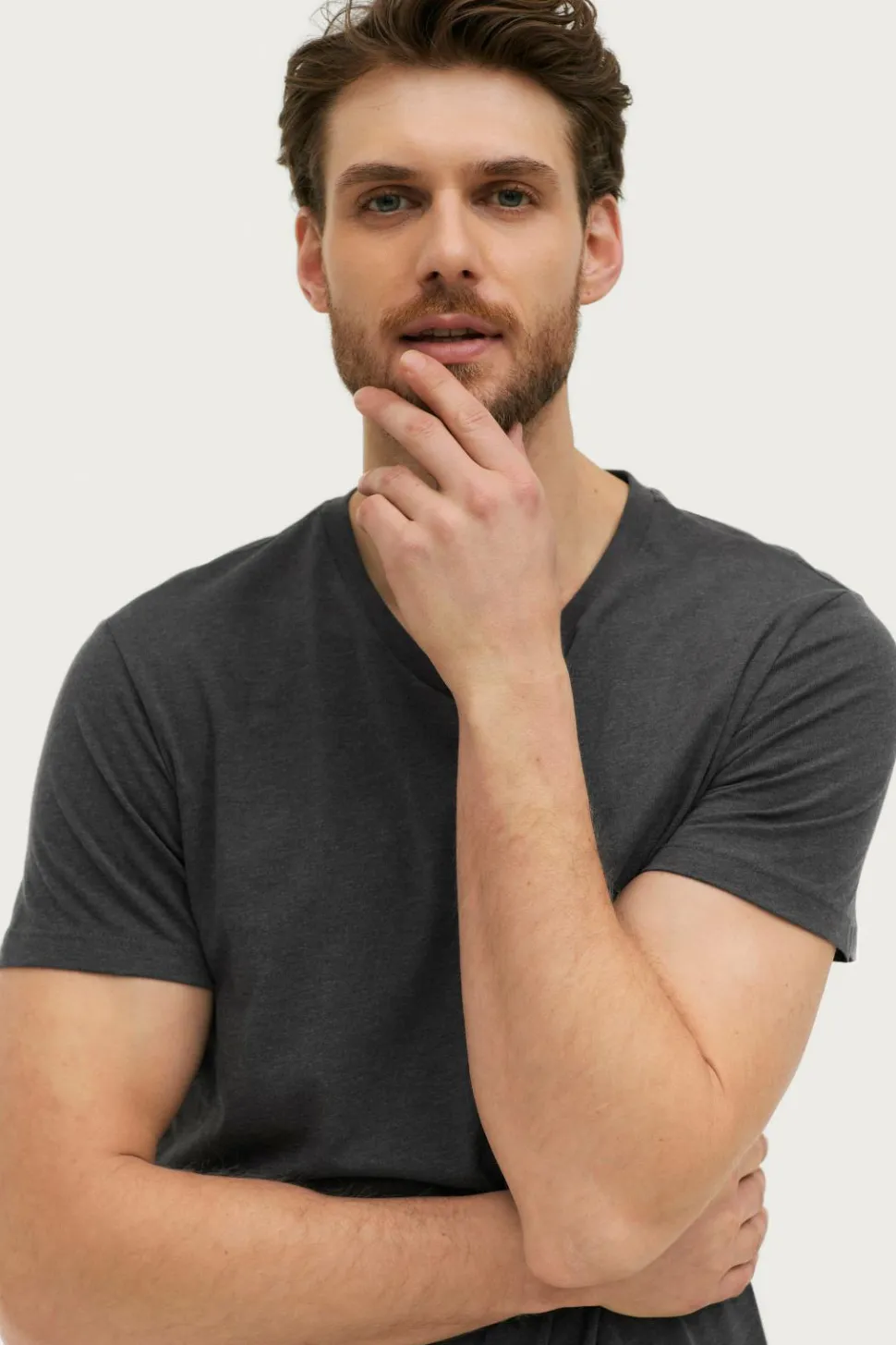 Ellos Collection T-shirt Karl V-neck