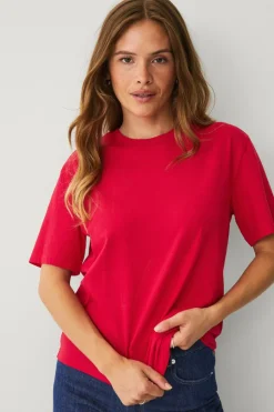 Ellos Collection T-shirt i bomuld med afslappet pasform