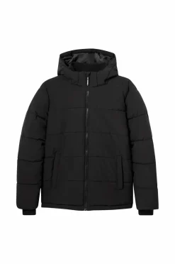 Ellos Collection Vandafvisende pufferjakke med aftagelig hætte