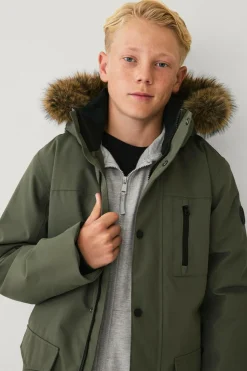 Ellos Collection Vandafvisende polstret parka