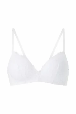 Ellos Collection Vatteret bh i blød blonde