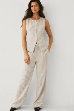 Ellos Collection Vest i hørmix