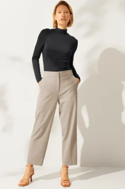 Ellos Collection Viskosestrik med rullekrave