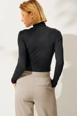 Ellos Collection Viskosestrik med rullekrave