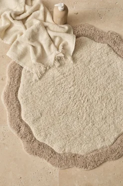 Ellos Home Bademåtte Scallop Round
