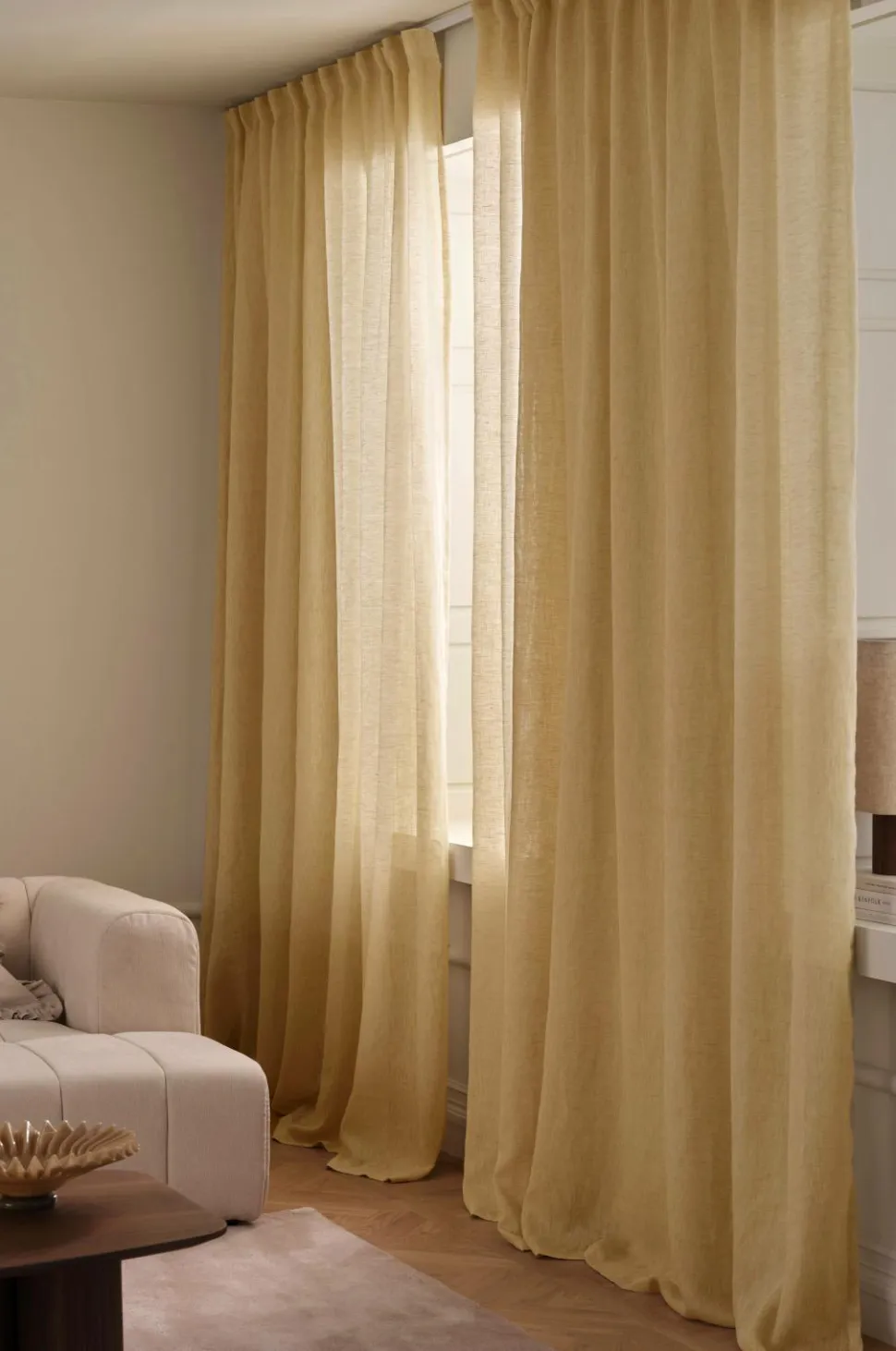 Ellos Home CLEO skræddersyet linnedgardin