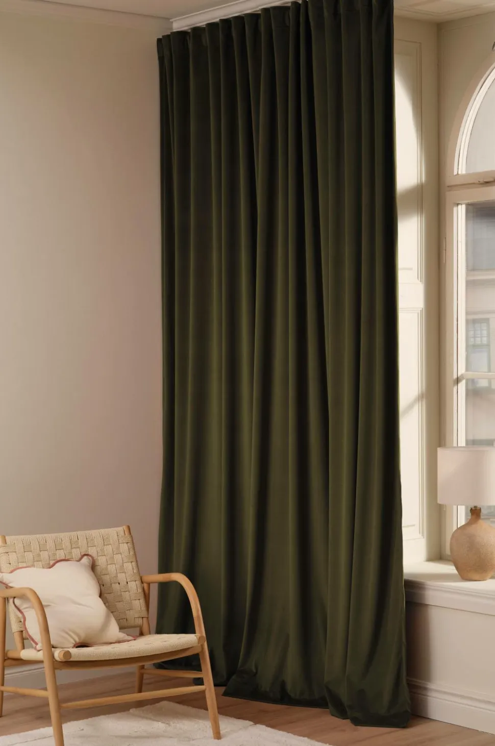 Ellos Home DEMI skræddersyet fløjlsgardin