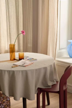 Ellos Home Dug Elly i genanvendt halvlinned Ø 150 cm