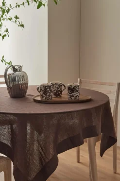 Ellos Home Dug Malva i 100% hør 140x140 cm