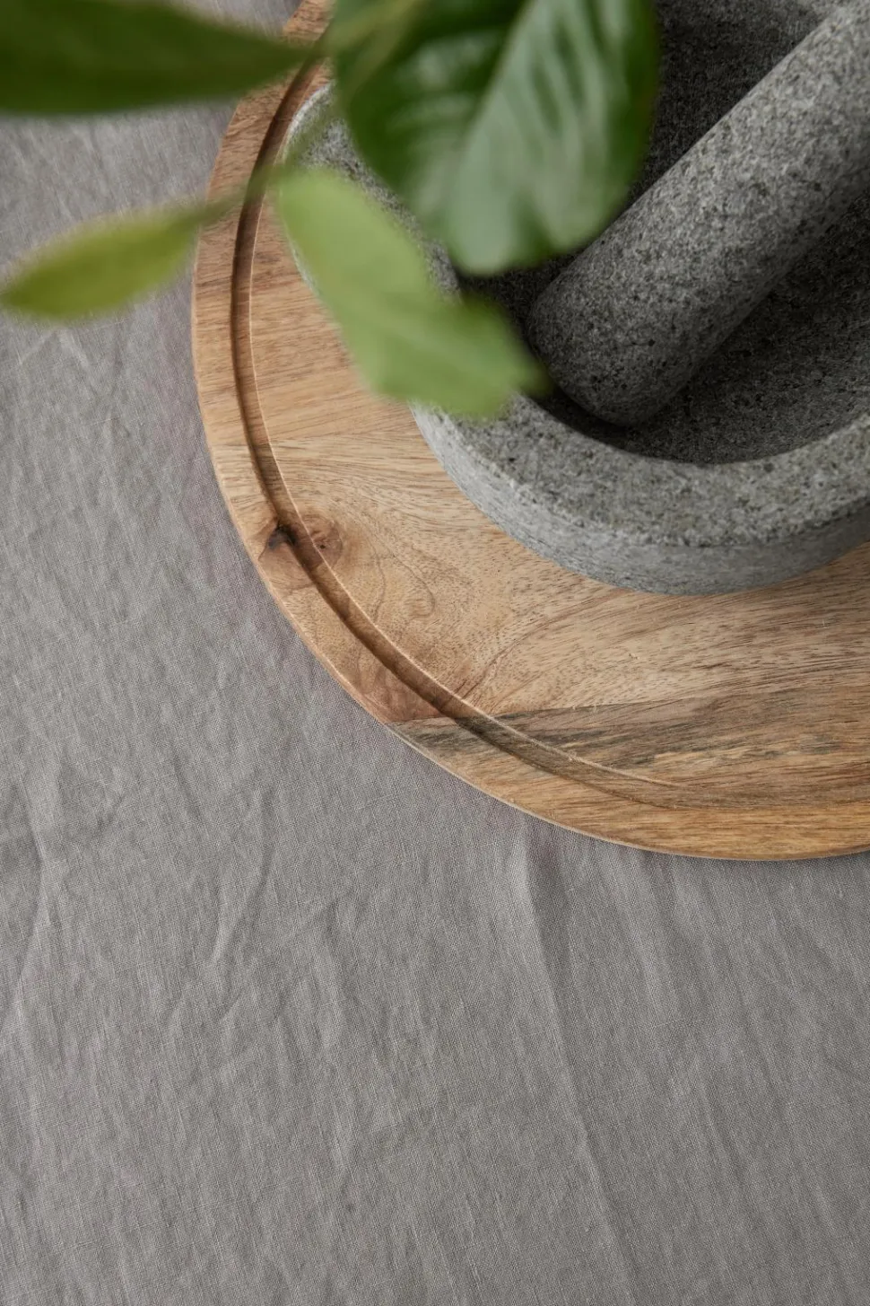 Ellos Home Dug Malva i 100% hør 140x140 cm