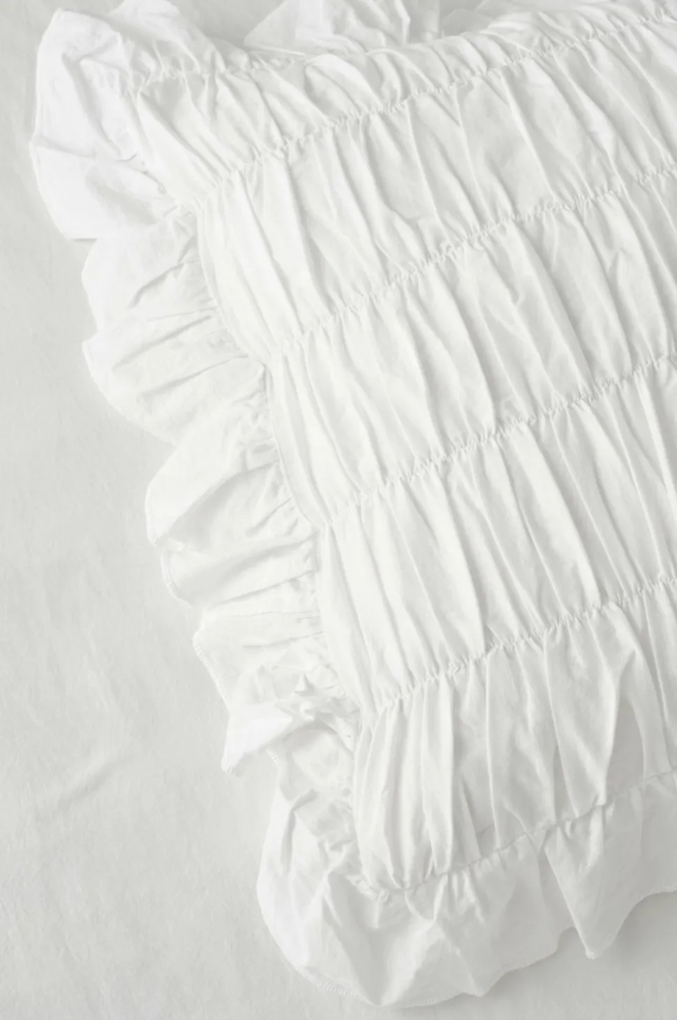 Ellos Home Dynebetræk Juliette Elastic Frill i vasket bomuld 2 dele