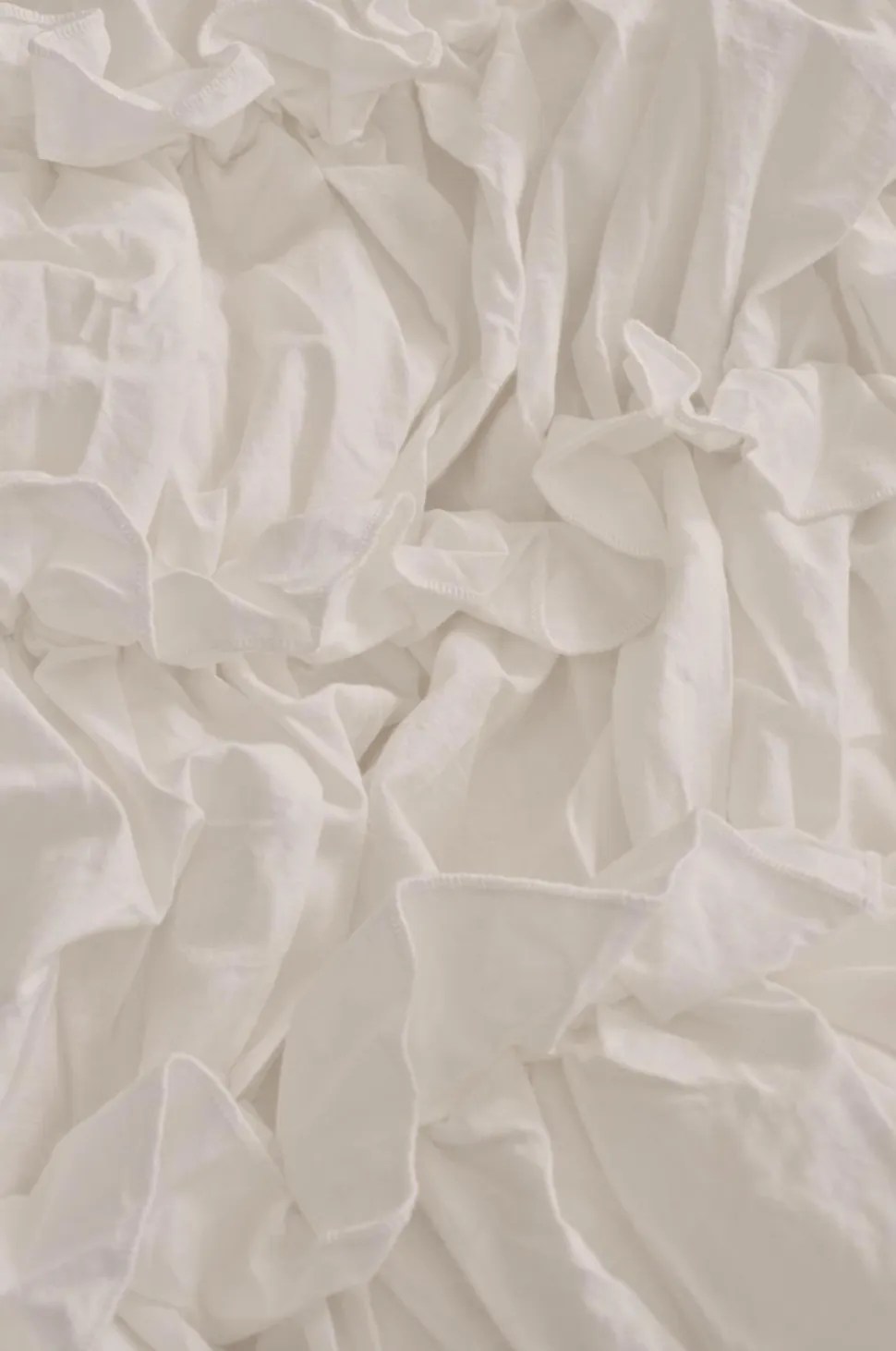 Ellos Home Dynebetræk Juliette Elastic Frill i vasket bomuld 2 dele