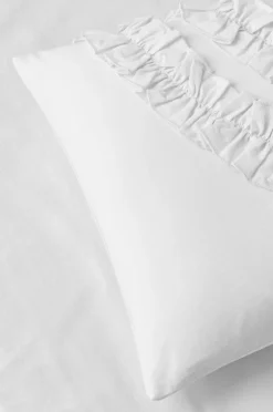 Ellos Home Dynebetræk Juliette Curve Frill i vasket bomuld 2 dele