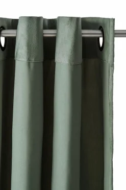 Ellos Home Gardinlængde med sejlringe Nora i velour, 2-pak